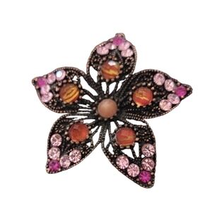 Vintage Flower/Star Brooch‎ Pin